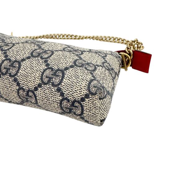 GUCCI Chain Wristlet Mini Bag GG Coated Canvas - Picture 12 of 15